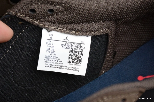 1 SP OG Mocha Low Retro Jordan Travis Scott 0330